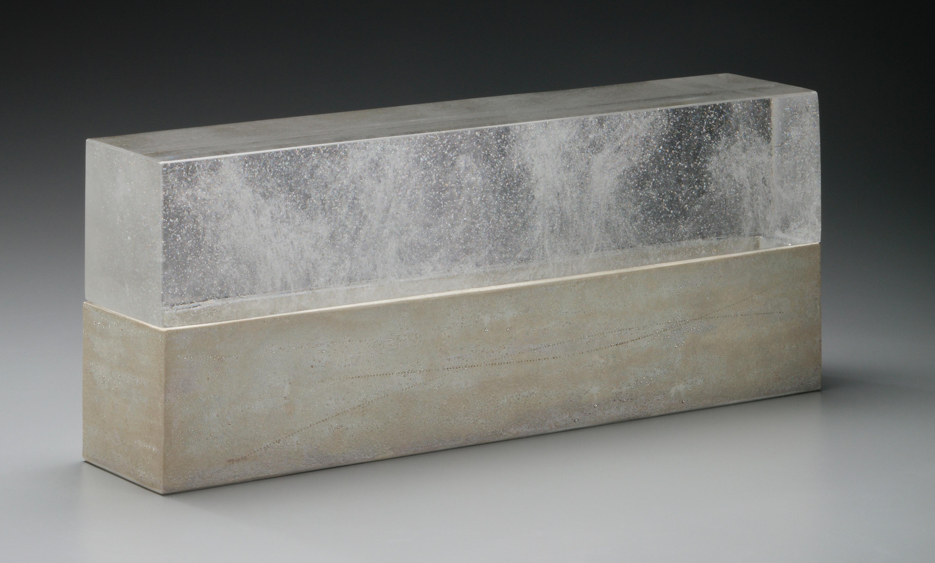 Kondō Takahiro (Japanese, born 1958). <i>Mist Box</i>, 2005. Glazed porcelain, glass, 19 1/16 × 6 3/16 in. (48.5 × 15.7 cm). Carol and Jeffrey Horvitz Collection. © Kondō Takahiro. (Photo: Richard P. Goodbody and John Morgan)