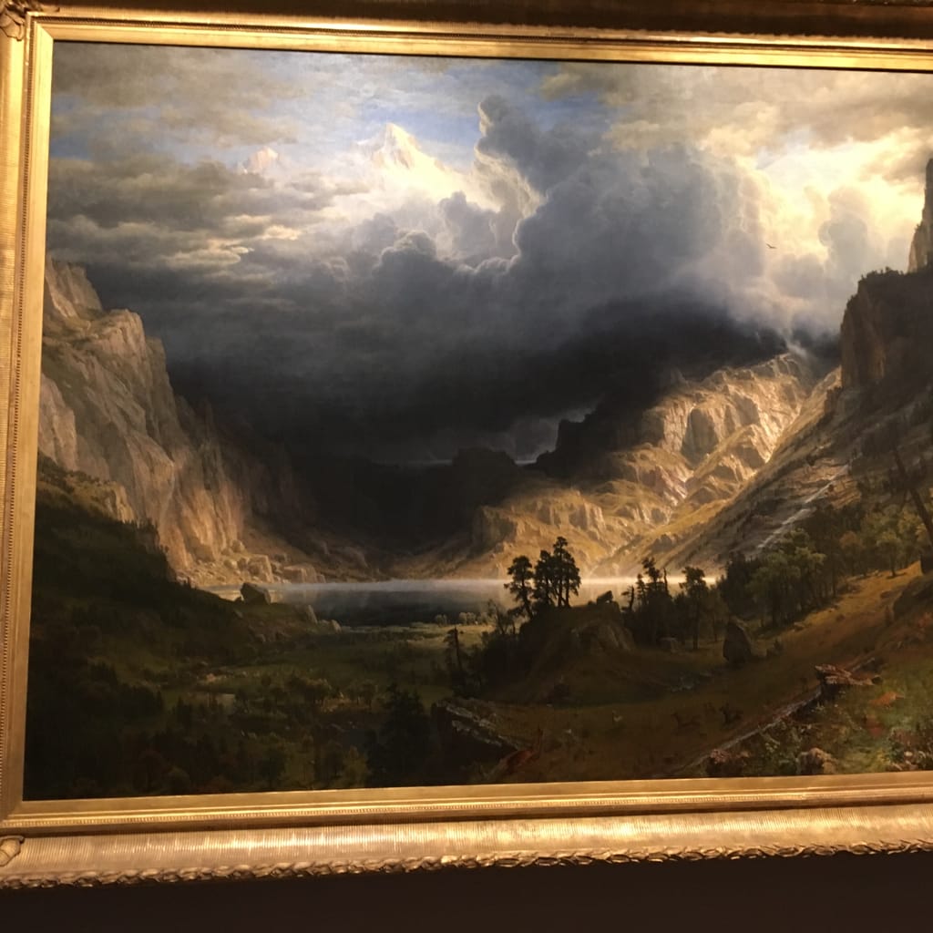 A Storm in the Rocky Mountains, Mt. Rosalie · Brooklyn Museum