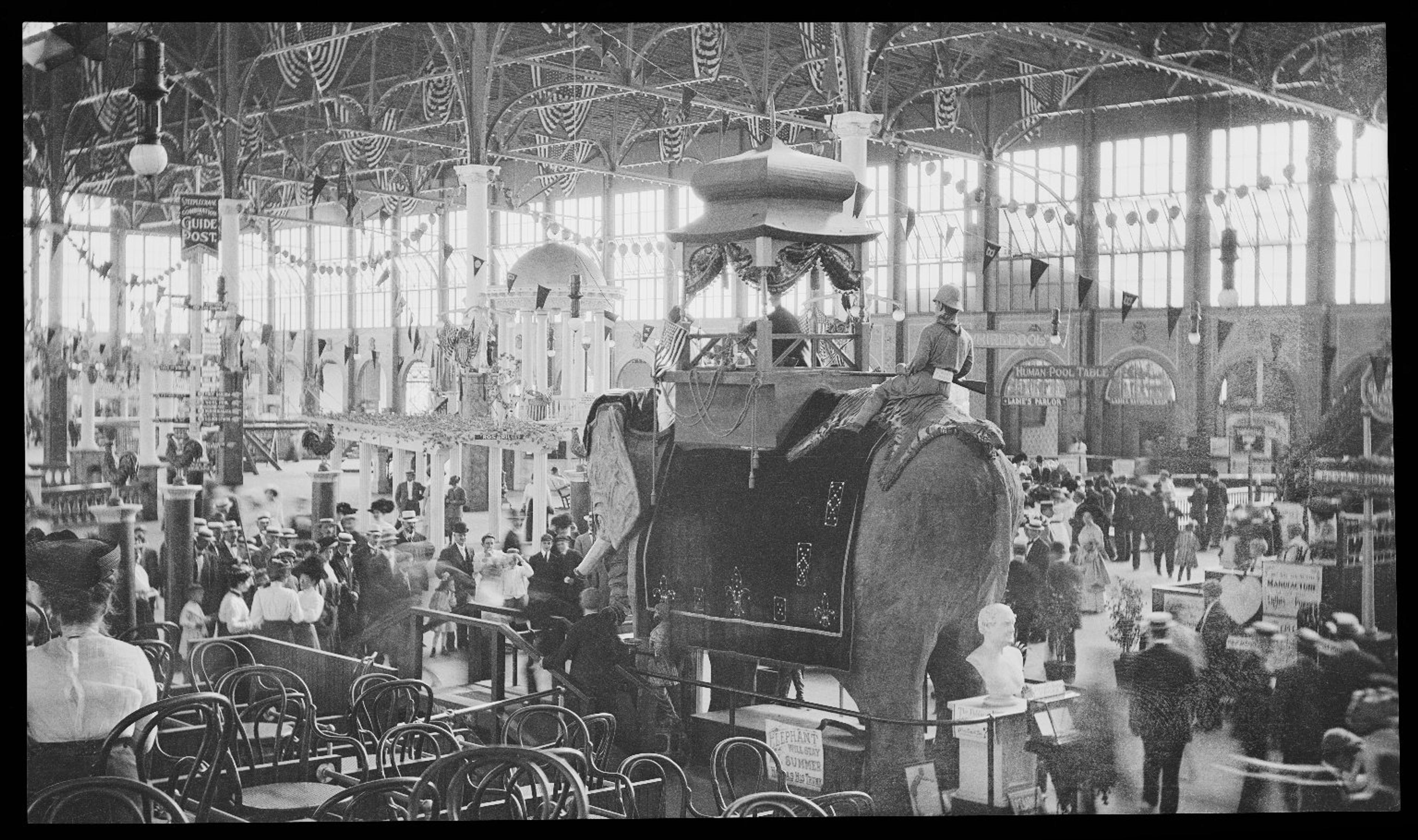 Eugene Wemlinger. <i>Steeplechase Park, Coney Island</i>, 1910. Cellulose nitrate negative. Brooklyn Museum; Brooklyn Museum/Brooklyn Public Library, Brooklyn Collection, 1996.164.10-1. (Photo: Brooklyn Museum)