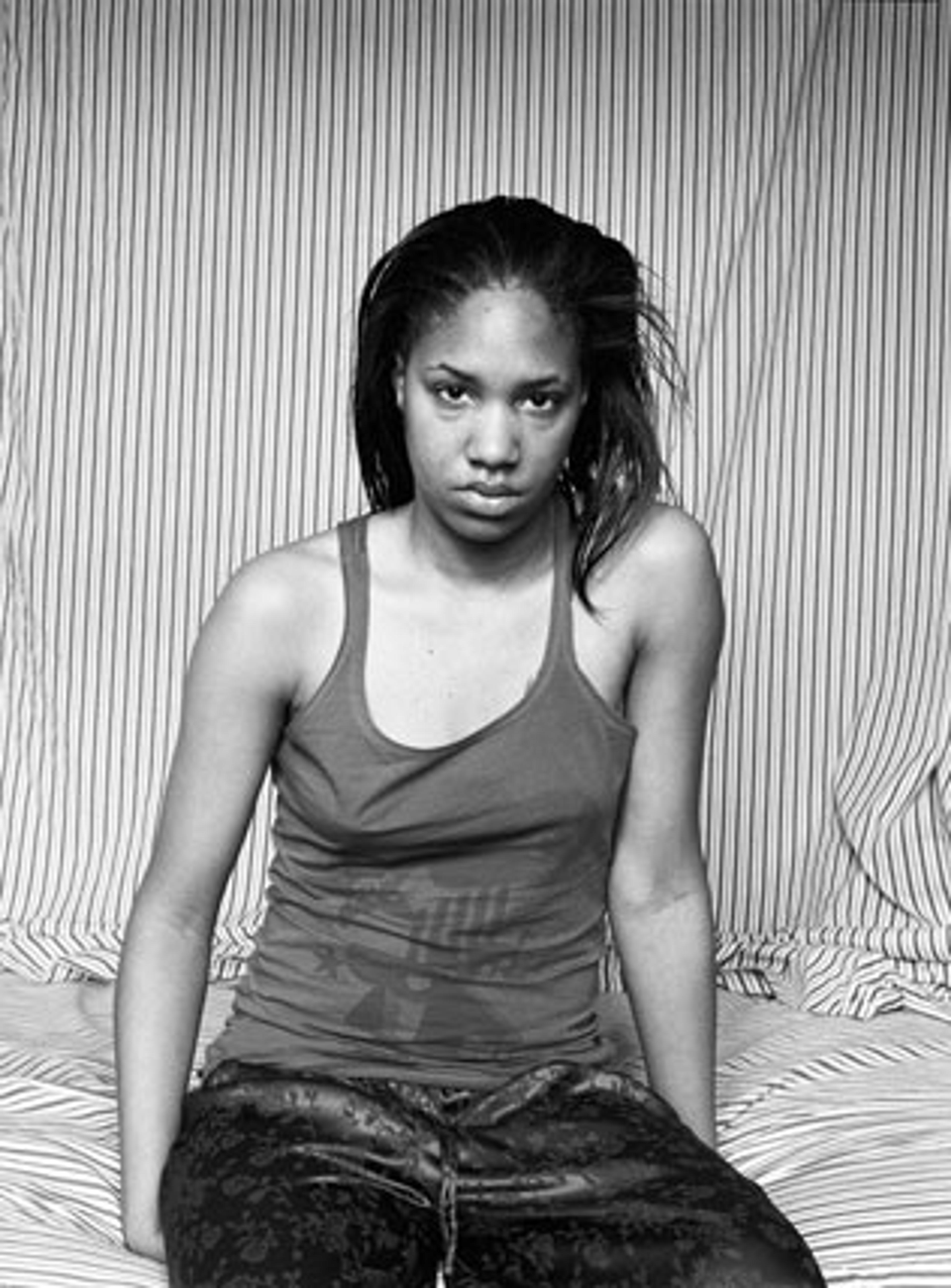 LaToya Ruby Frazier (American, b. 1982). Self-Portrait (March 10 a.m.), 2009. Gelatin silver photograph, 191⁄2 x 15 in. (49.5 × 38.1 cm). Brooklyn Museum, Emily Winthrop Miles Fund, 2011.63.4. © LaToya Ruby Frazier