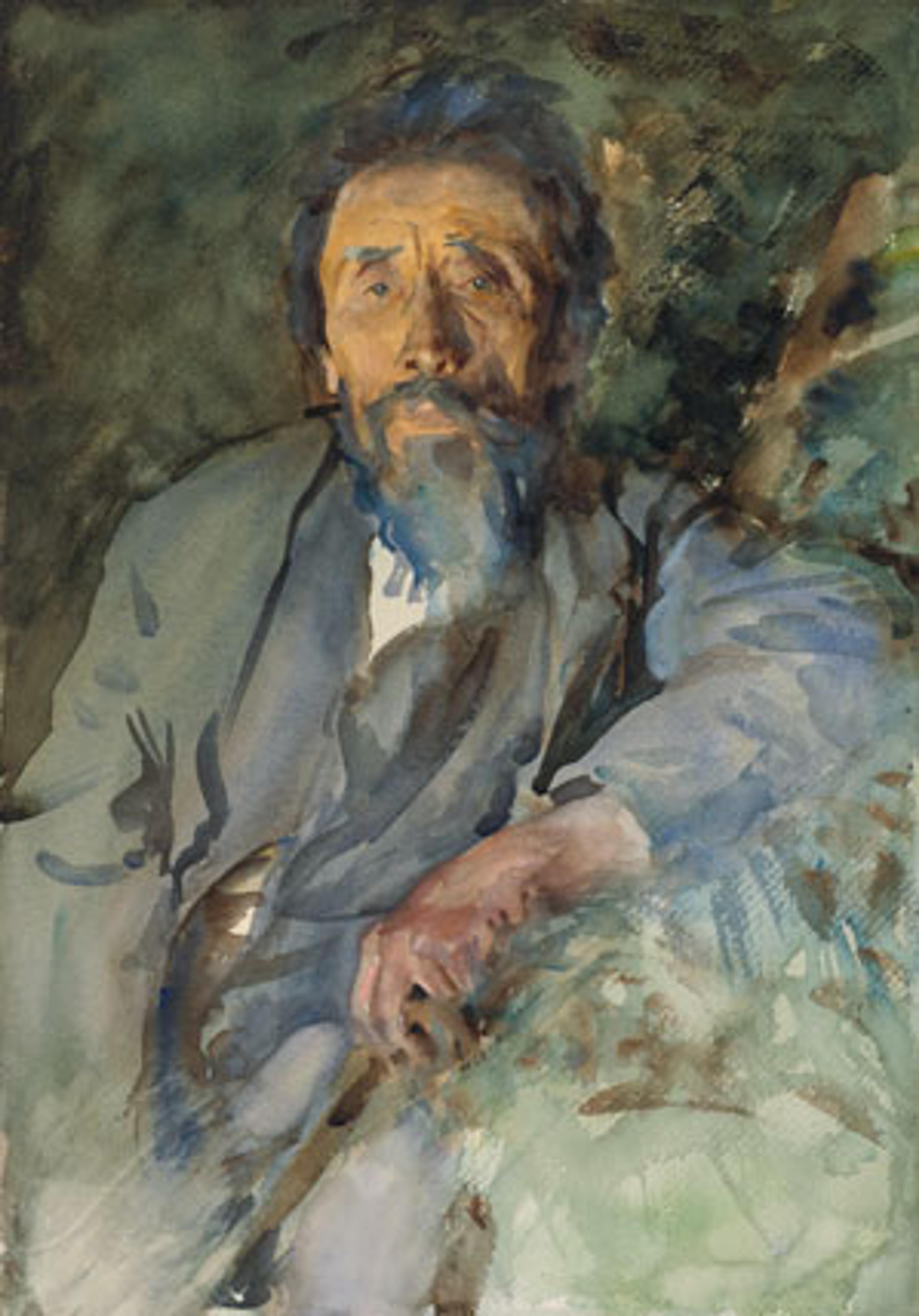 John Singer Sargent (American, 1856–1925). A Tramp, circa 1904–6. Translucent watercolor and touches of opaque watercolor, 20 × 14 in. (50.8 × 35.6 cm). Brooklyn Museum, Purchased by Special Subscription, 09.810