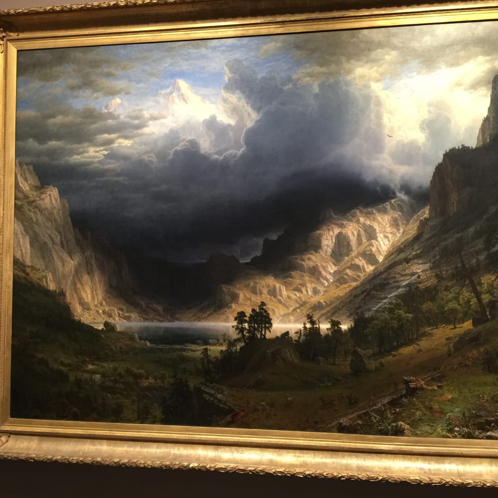 A Storm in the Rocky Mountains, Mt. Rosalie · Brooklyn Museum