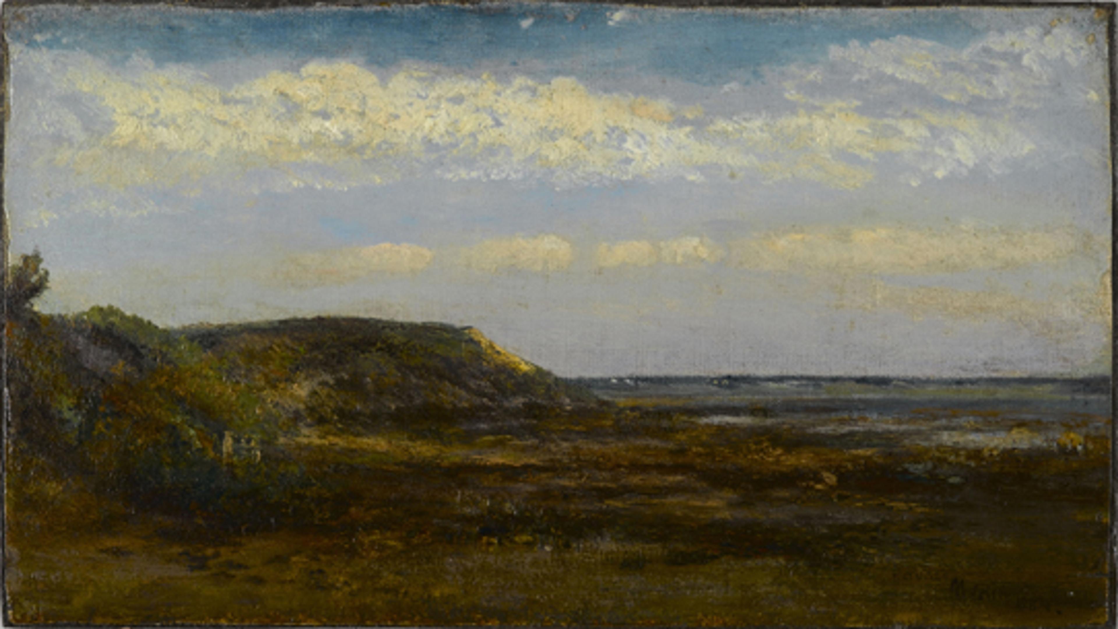 Homer Dodge Martin (American, 1836–1897). Normandy Coast, 1884. Oil on board. Brooklyn Museum, Bequest of Charles A. Schieren, 15.281