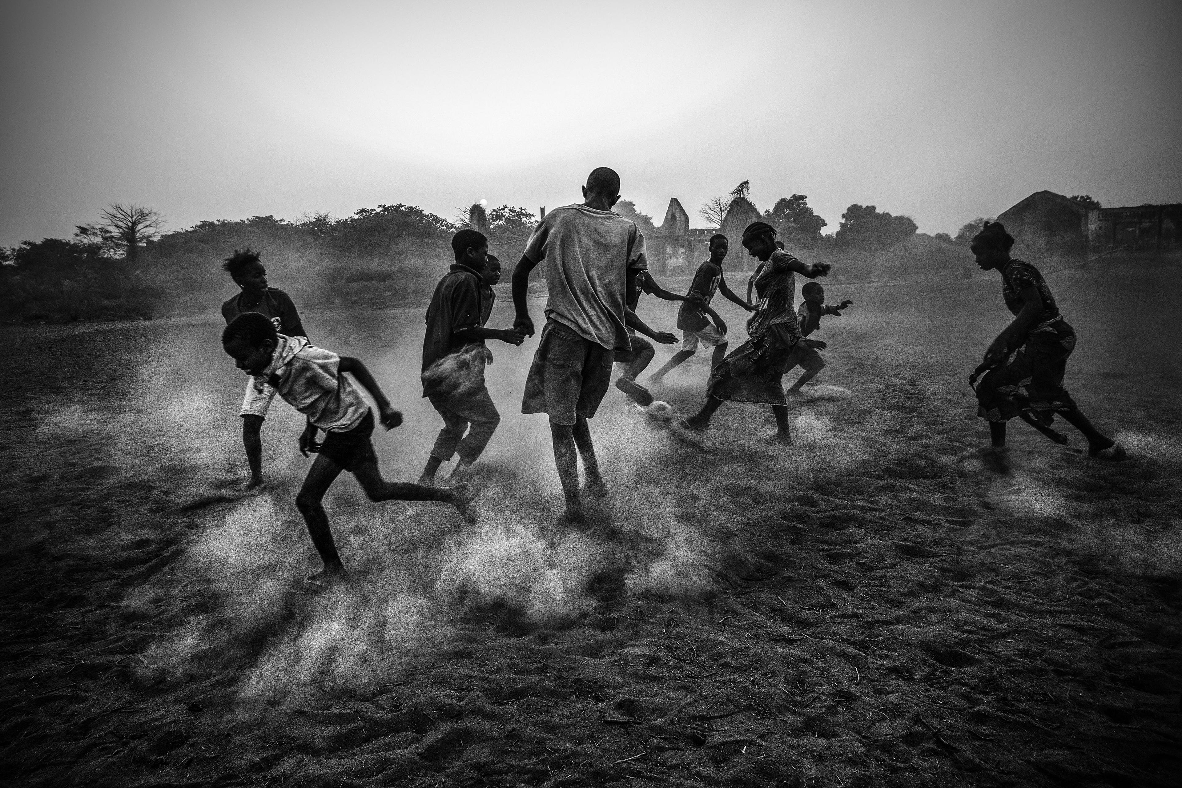 Daniel Rodrigues (Portuguese, born France 1987). Football in Guinea Bissau, March 3, 2012, printed 2016. Inkjet print, 135⁄16 x 20 in. (33.9 x 50.8 cm). Courtesy of the artist