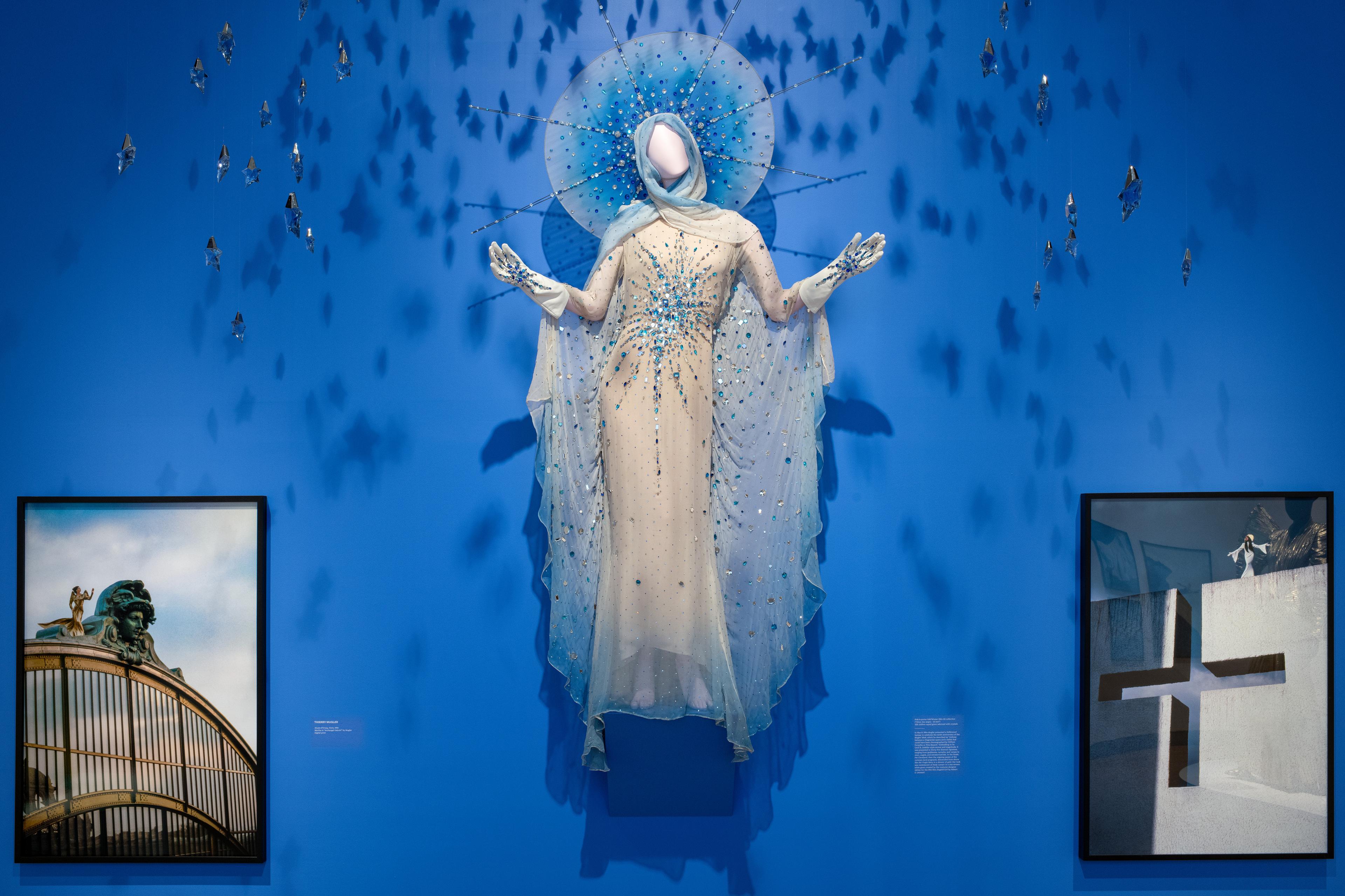 Installation view, Thierry Mugler: Couturissime, on view November 18, 2022 - May 7, 2023. Brooklyn Museum. (Photo: Danny Perez)