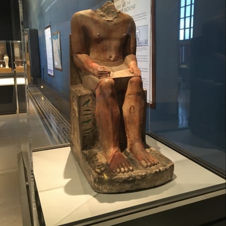 Seated Statue of Nakhtsaes · Brooklyn Museum