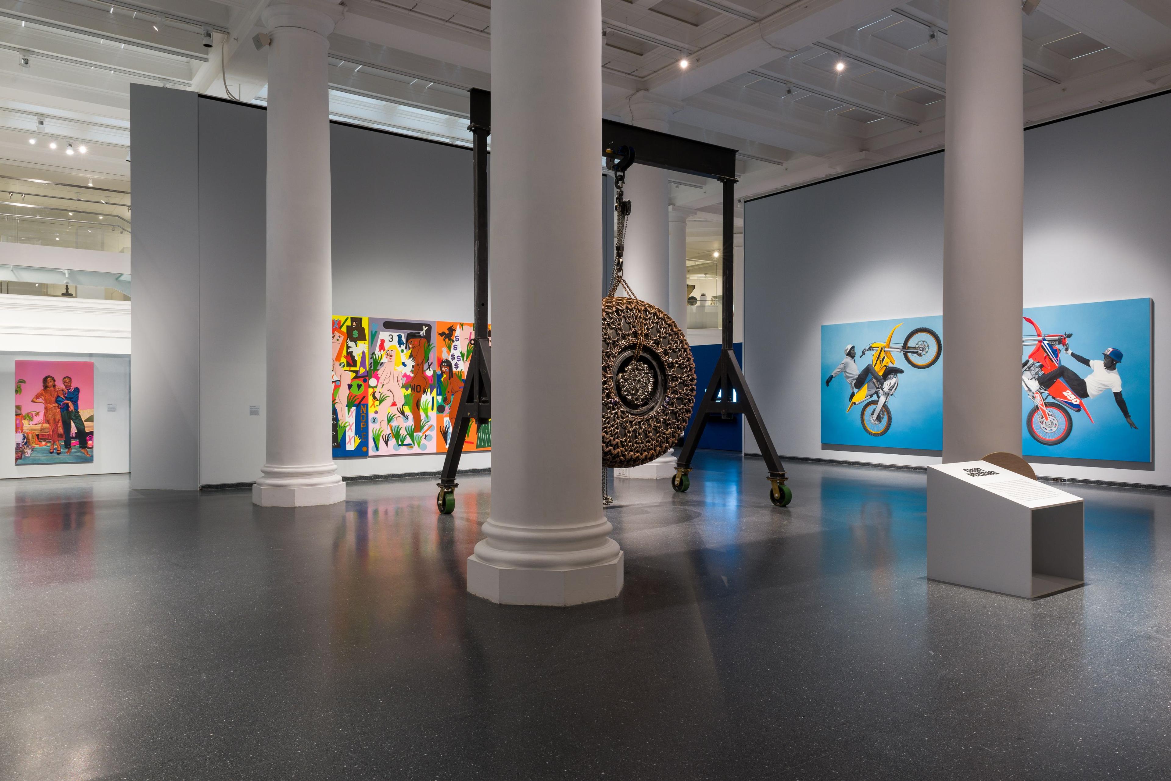 Installation view, Giants: Art from the Dean Collection of Swizz Beatz and Alicia Keys. Brooklyn Museum, February 10–July 7, 2024. (Photo: Paula Abreu Pita)