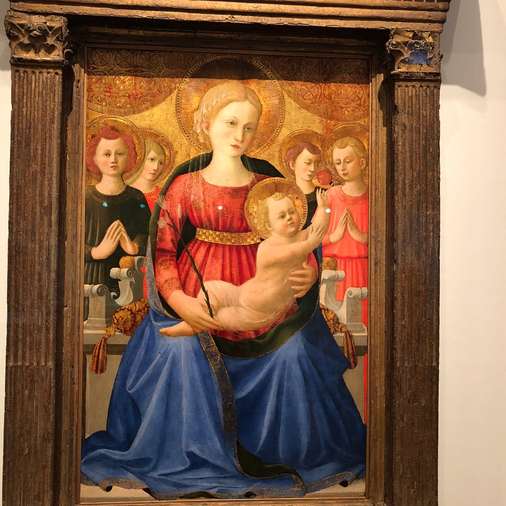 Virgin and Child with Four Angels and the Redeemer · Brooklyn Museum
