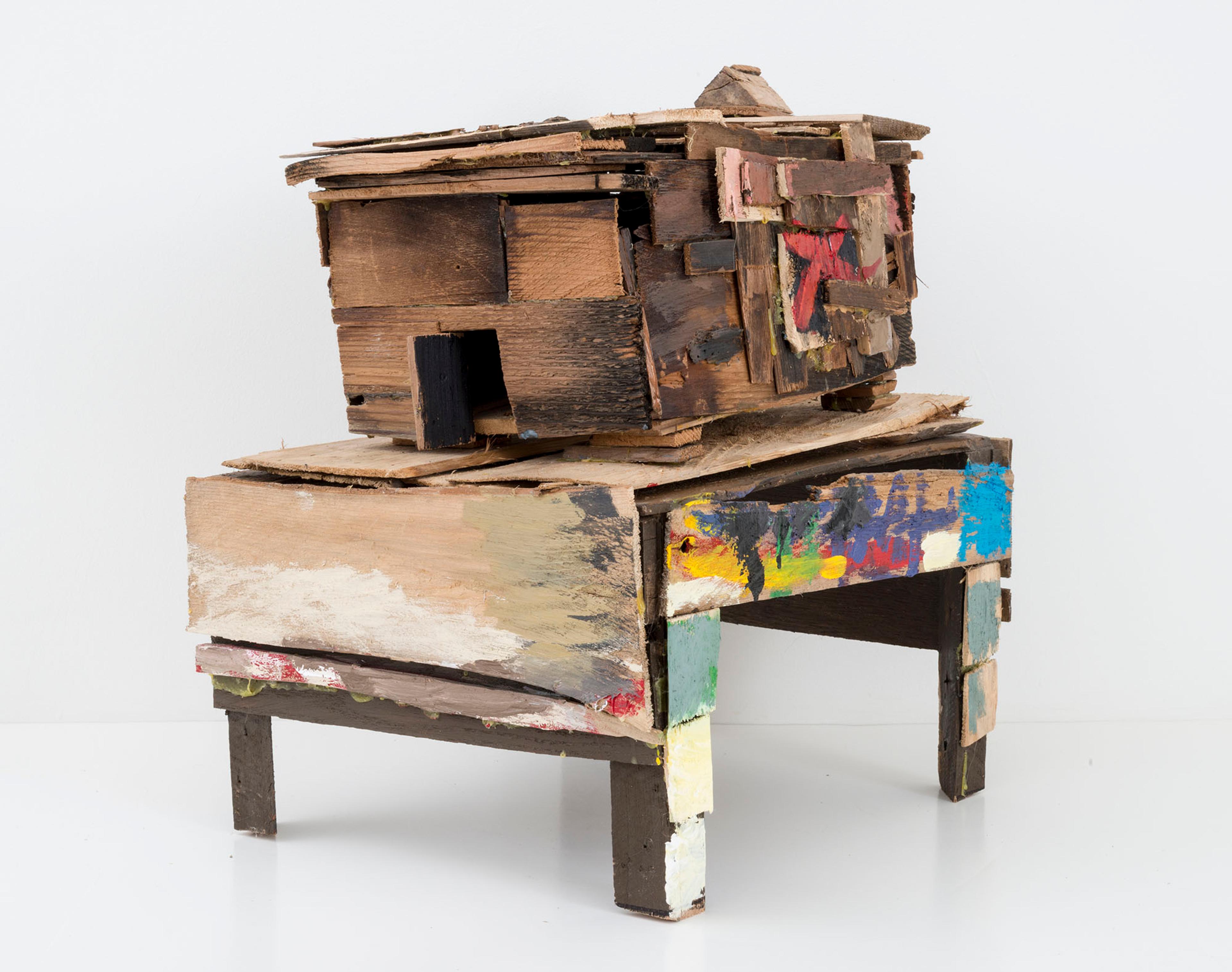 Beverly Buchanan (American, 1940–2015). Old Colored School, 2010. Wood and paint, 201⁄4 x 143⁄4 x 181⁄2 in. (51.4 x 37.5 x 47 cm). © Estate of Beverly Buchanan, courtesy of Jane Bridges. (Photo: Adam Reich, courtesy of Andrew Edlin Gallery, New York)